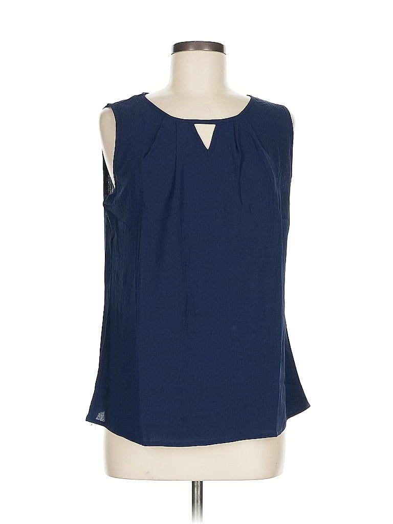 Pre-owned Blooming Jelly Sleeveless Blouse In Blue