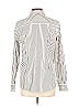 Foxcroft Stripes Ivory Long Sleeve Blouse Size 10 - photo 2