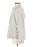 Foxcroft Stripes Ivory Long Sleeve Blouse Size 10 - photo 5
