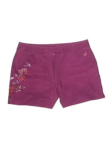 Nike Golf Purple Floral Embroidered Shorts (view 1)