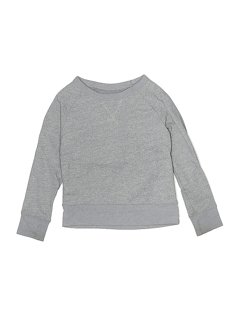 Pre-owned Crewcuts Kids' Pullover Sweater In Gray