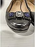 Prada 100% Leather Metallic Silver Flats Size EU 39 - photo 4