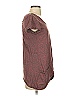 Fresh Produce 100% Cotton Tweed Burgundy Gray Short Sleeve T-Shirt Size S - photo 4