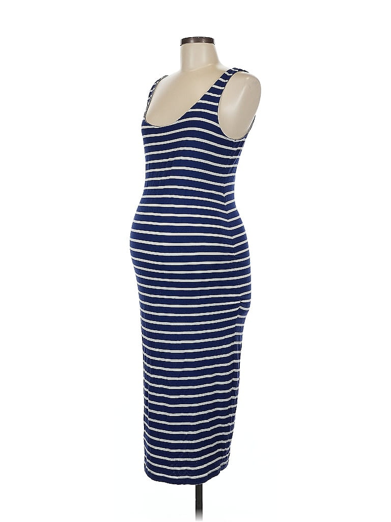 Old Navy - Maternity Stripes Blue Casual Dress Size M - photo 1