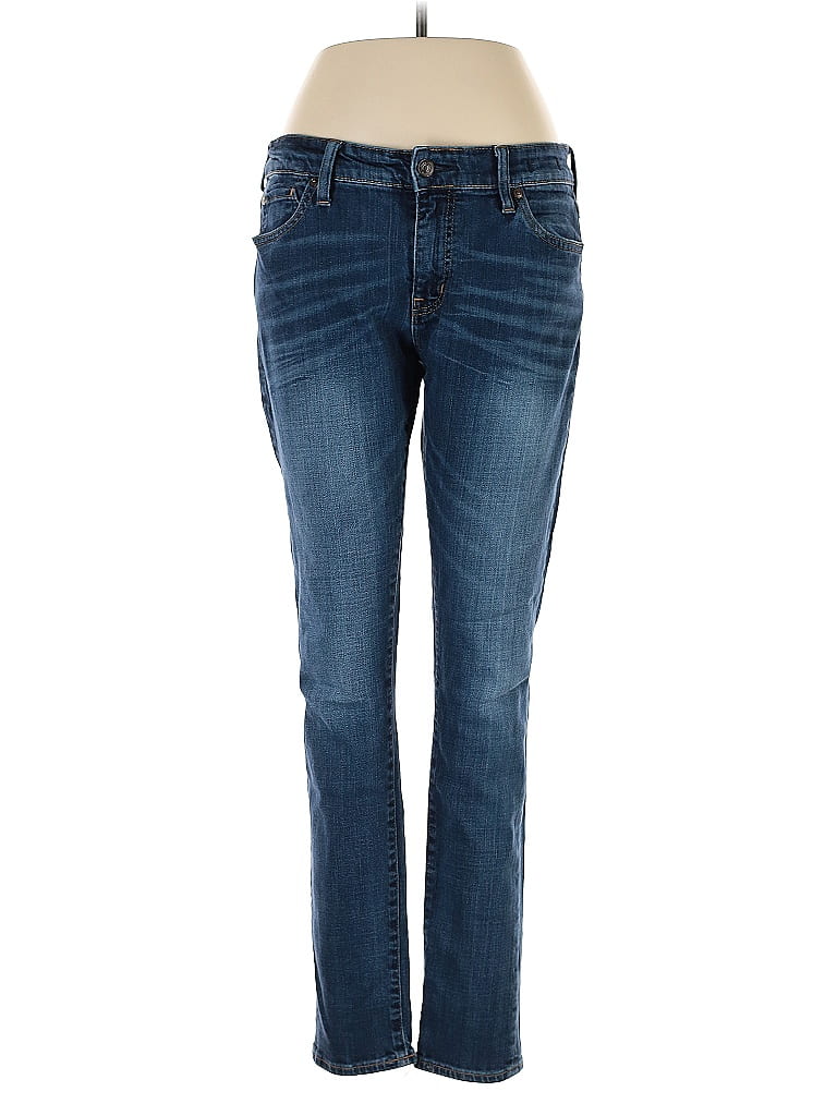 Ralph Lauren 100% Elastane Hearts Blue Jeans Size 31 waist - photo 1