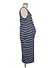 Old Navy - Maternity Stripes Blue Casual Dress Size M - photo 3