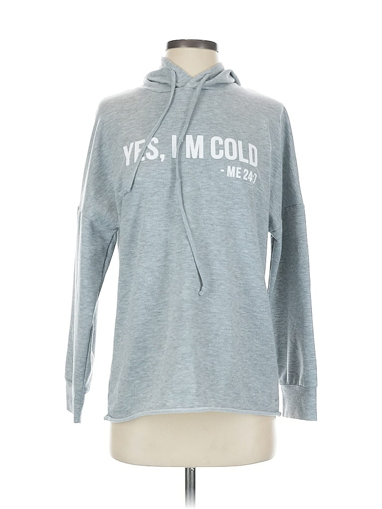 Pre-owned Made With Love Pullover Hoodie In Silver