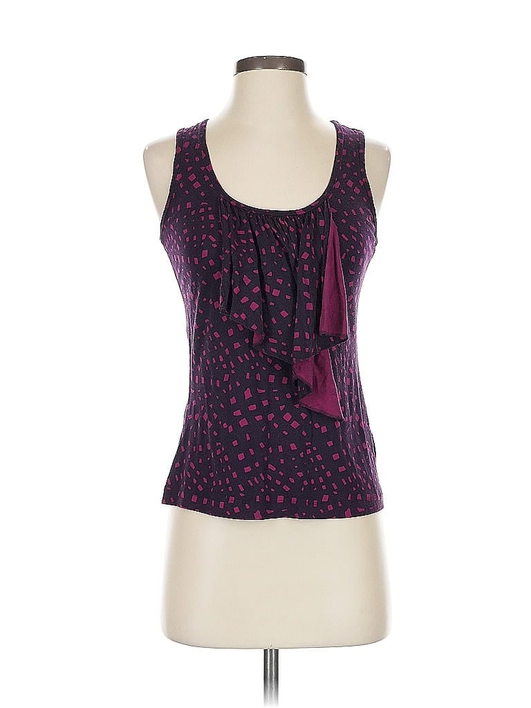 Pre-owned Banana Republic Factory Store Sleeveless Blouse In Purple