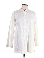 Foxcroft 3/4 Sleeve Button Down Shirt