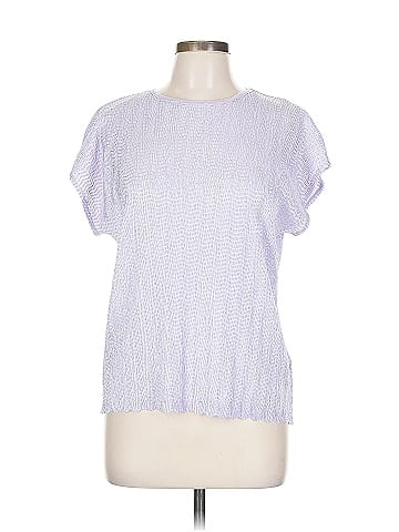 TanJay Purple Crinkle Sleeveless Women's Top (view 1)