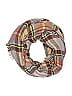 Unbranded Plaid Brown Tan Scarf One size - photo 1