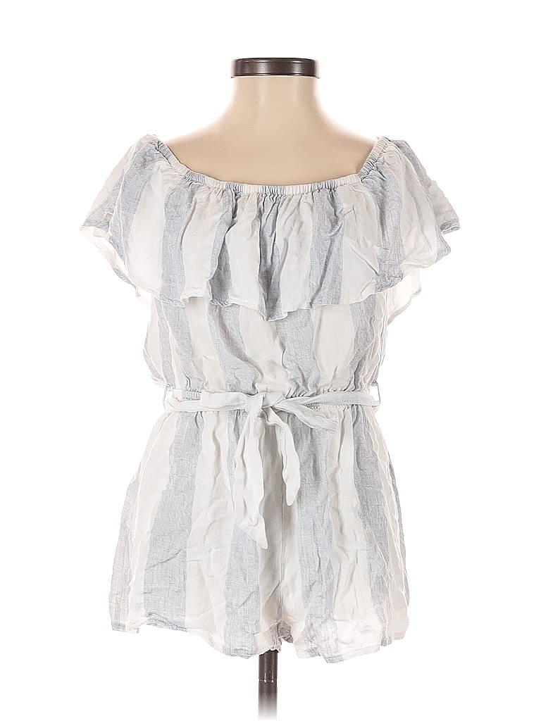 Pre-owned Seek The Label Romper In Gray