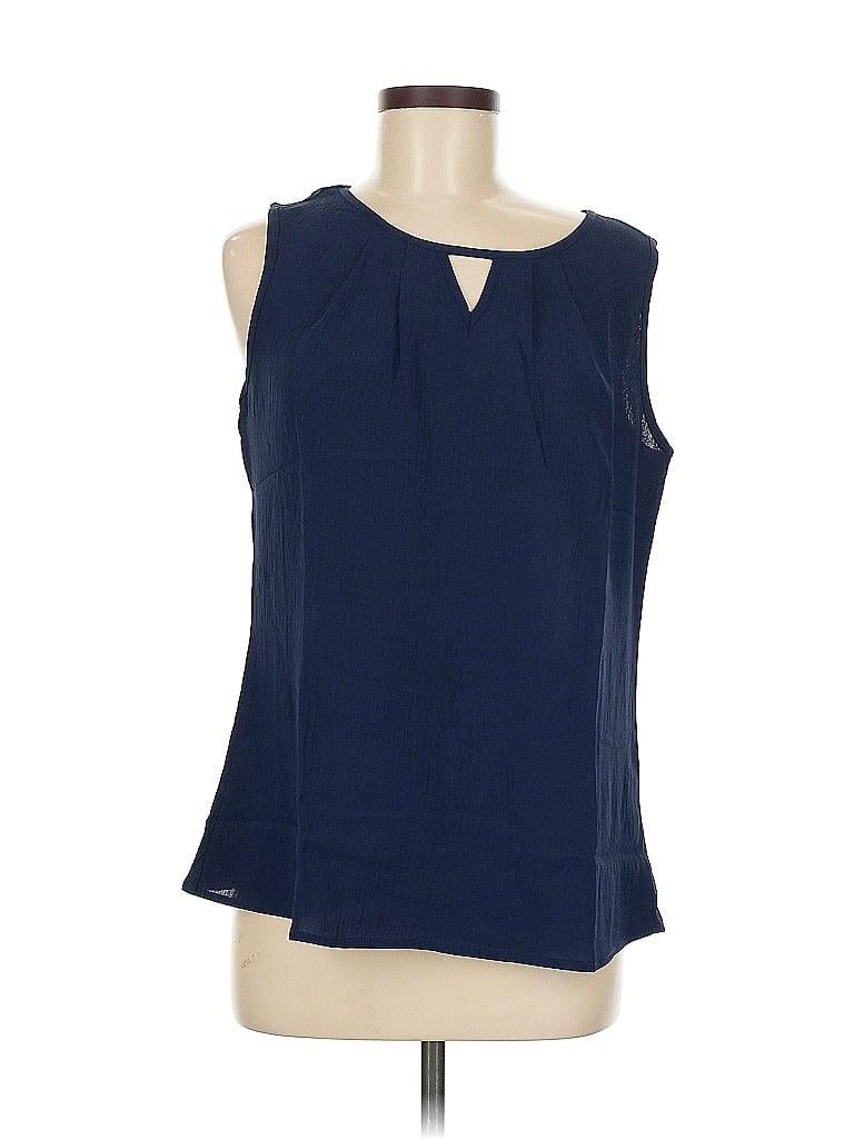 Pre-owned Blooming Jelly Sleeveless Blouse In Blue