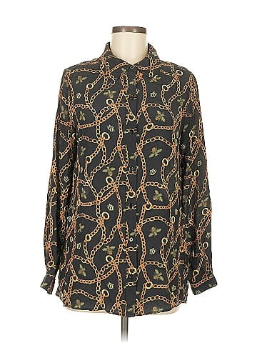 DG^2 by Diane Gilman Long Sleeve Button-Down Shirt (view 1)