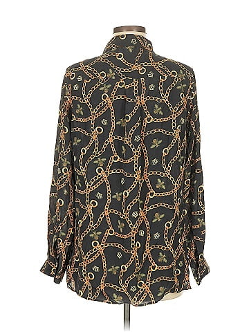 DG^2 by Diane Gilman Long Sleeve Button-Down Shirt (view 2)