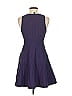 Scoop Solid Purple Casual Dress Size 8 - photo 2