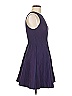 Scoop Solid Purple Casual Dress Size 8 - photo 4