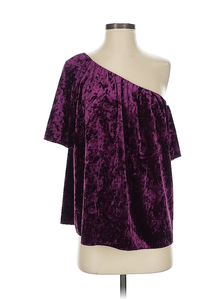 Pre-owned Cooper & Ella 3/4 Sleeve T-shirt In Purple