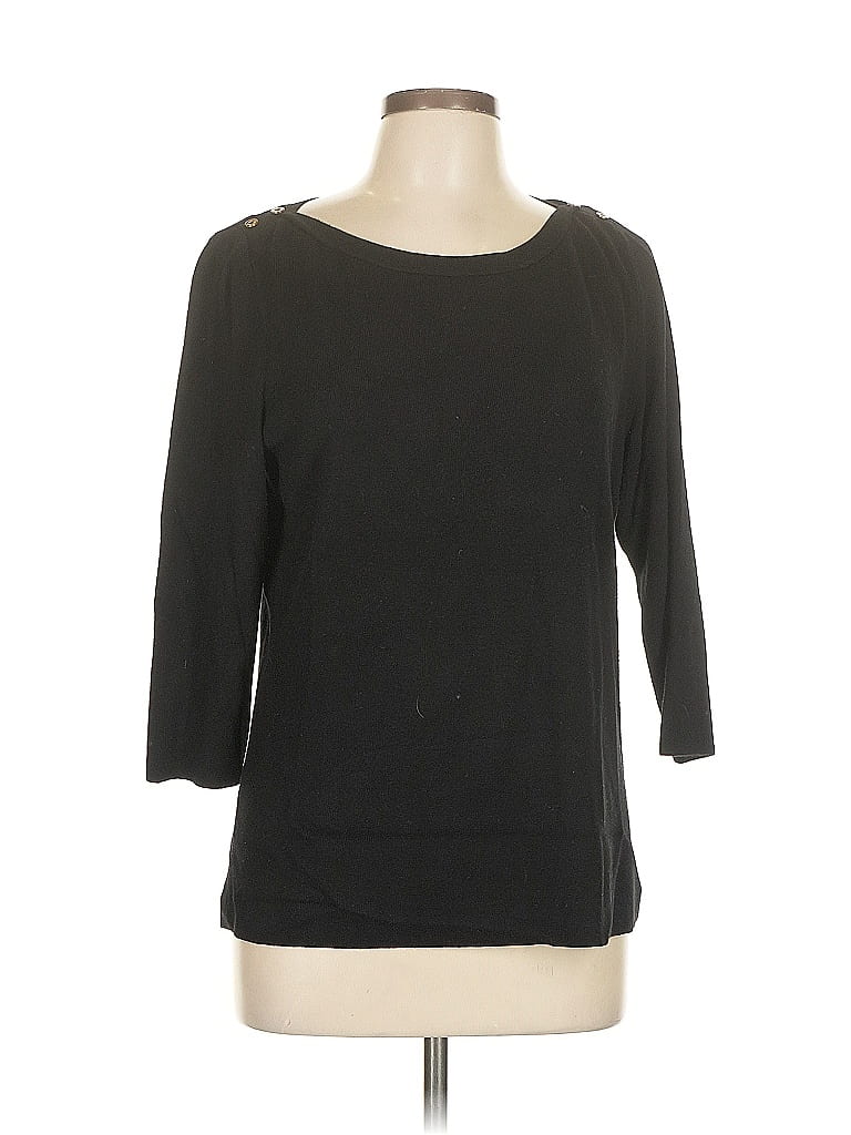 Click to view more detailed imagery on our partner's website Pre-owned Roz & Ali Pullover Sweater In Black