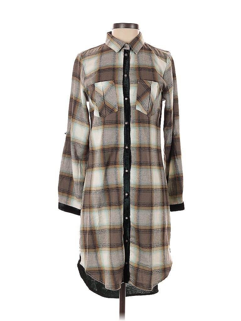 Pre-owned Soft Surroundings Casual Dress In Gray