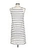 Three Dots Stripes Silver Casual Dress Size L - photo 2