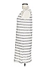 Three Dots Stripes Silver Casual Dress Size L - photo 5