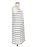 Three Dots Stripes Silver Casual Dress Size L - photo 4