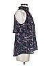 Veronica M. Purple Sleeveless Blouse Size S - photo 4