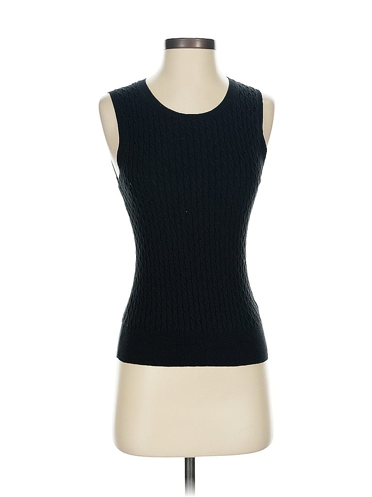 Pre-owned Banana Republic Sweater Vest In Black