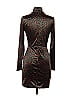 Black Halo Metallic Black Brown Cocktail Dress Size 0 - photo 2