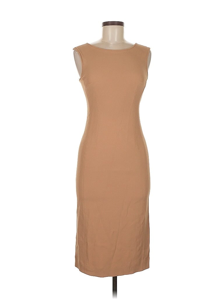 Pre-owned Assorted Brands Casual Dress In Brown