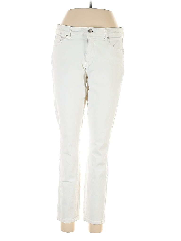 Pre-owned Ann Taylor Loft Jeans In White