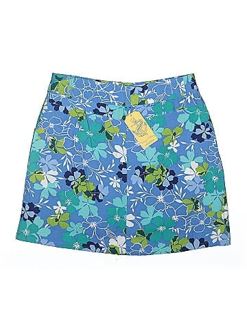 George & Martha Blue Floral Cotton Skort (view 2)