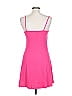 Three Dots 100% Cotton Solid Pink Casual Dress Size L - photo 2