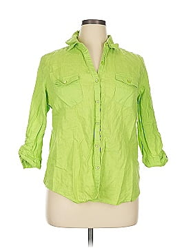 Kim Rogers 3/4 Sleeve Button Down Shirt