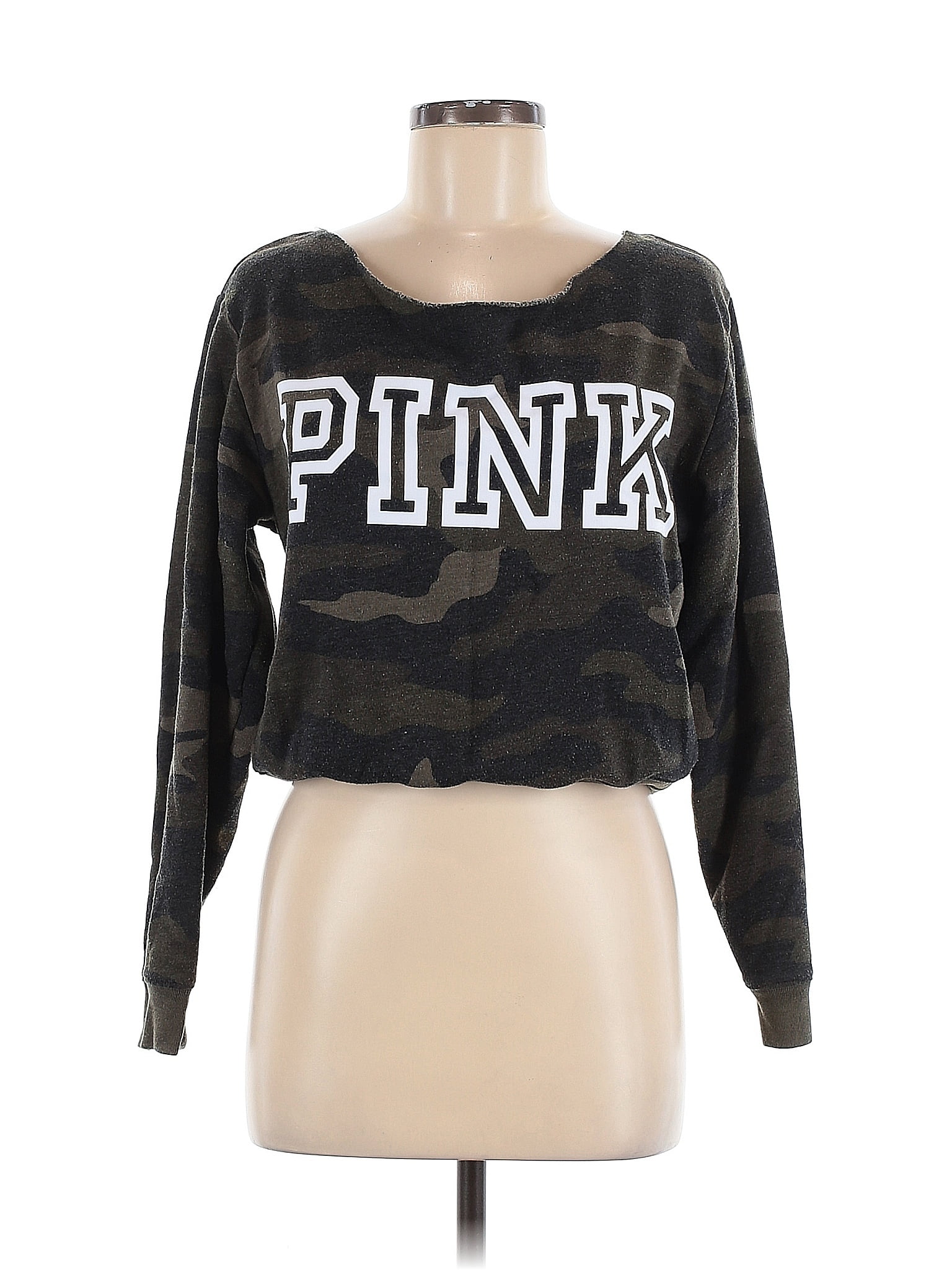 Victoria&apos;s Secret Pink Camo Pink Sweatshirt Size M