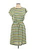 Donna Morgan Stripes Green Casual Dress Size 10 - photo 1