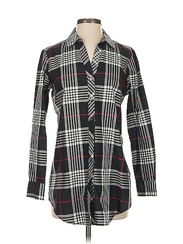 Foxcroft Long Sleeve Button-Down Shirt (view 1)