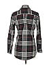 Foxcroft Plaid Black Long Sleeve Button-Down Shirt Size 4 - photo 2