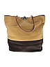 FURLA 100% Leather Color Block Brown Yellow Leather Satchel One size - photo 1