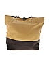 FURLA 100% Leather Color Block Brown Yellow Leather Satchel One size - photo 3