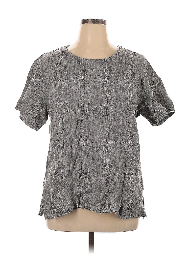 Pre-owned Assorted Brands Short Sleeve T-shirt In Gray