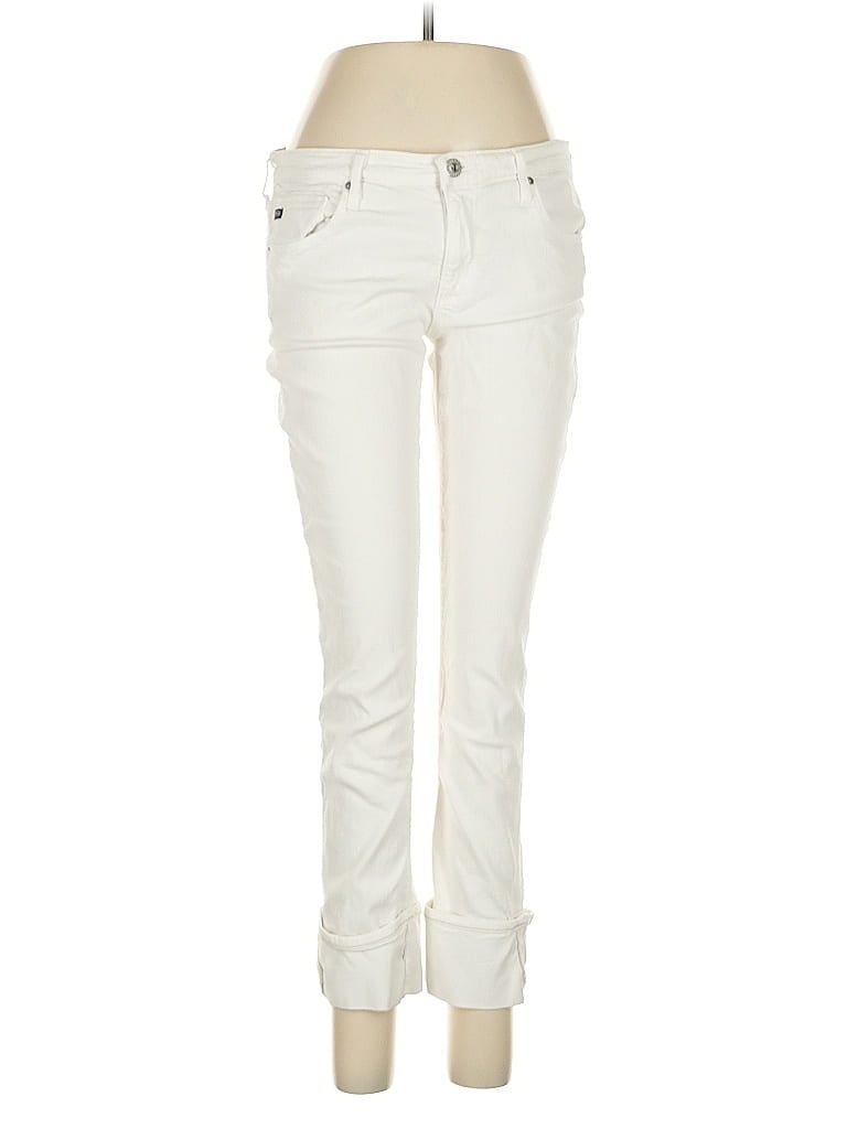 Pre-owned Adriano Goldschmied Jeans In White