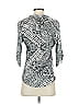Tiny 100% Polyester Floral Black 3/4 Sleeve Blouse Size XS - photo 2