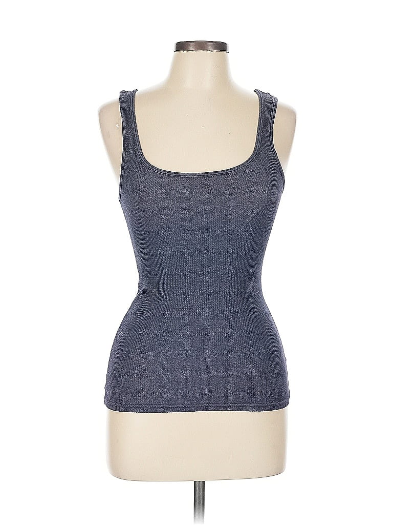 Pre-owned Unbranded Tank Top Blue Strapless Neckline Tops