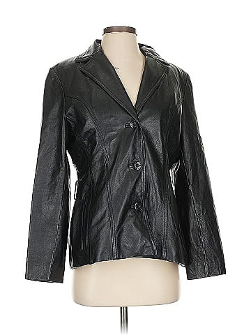 Wilsons Leather Classic Black Wilsons Leather Jacket (view 1)