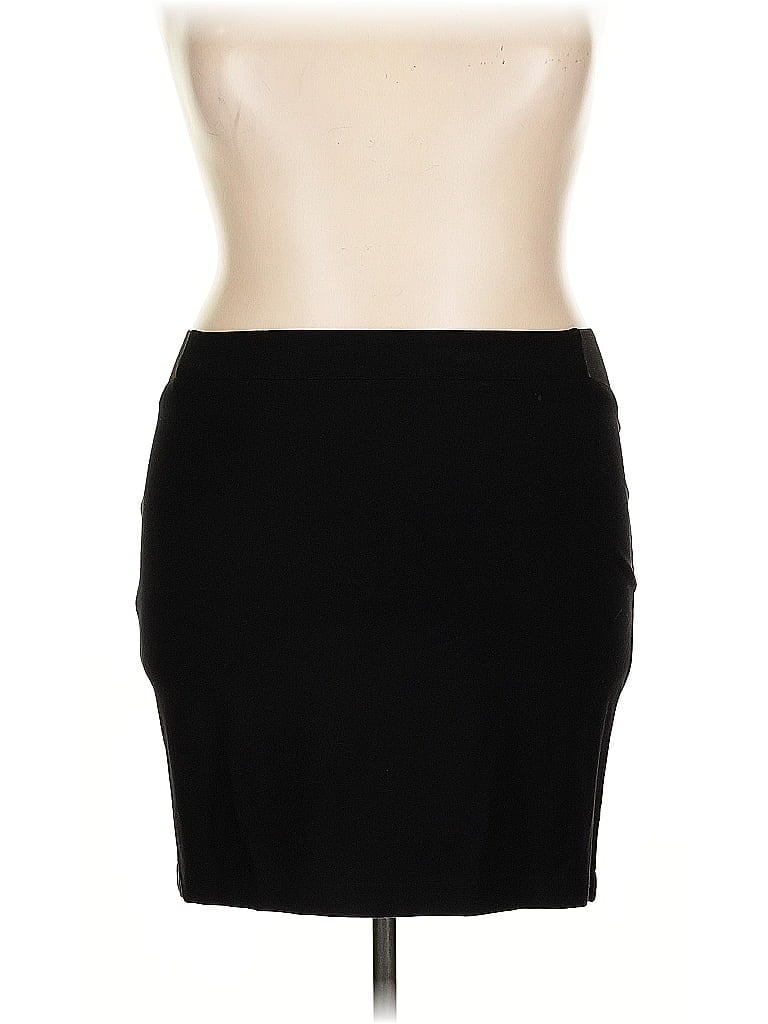 Ingrid + Isabel Solid Black Formal Skirt Size L - photo 1