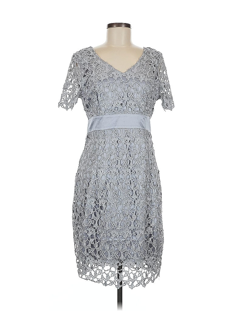 Pre-owned Venus Cocktail Dress In Gray