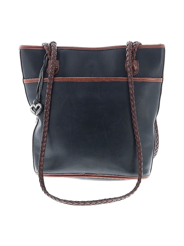 Brighton 100% Leather Solid Black Leather Crossbody Bag One size - photo 1
