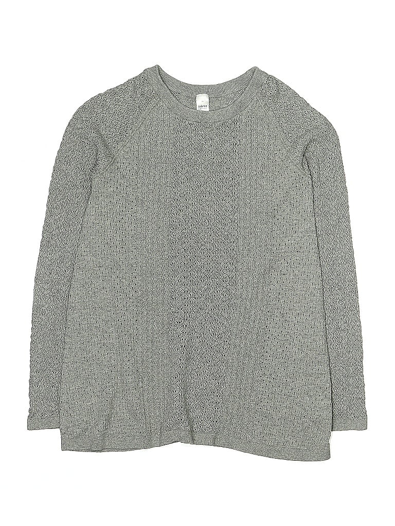 Ivivva 100% Cotton Gray Pullover Sweater Size 14 (big kids) - photo 1